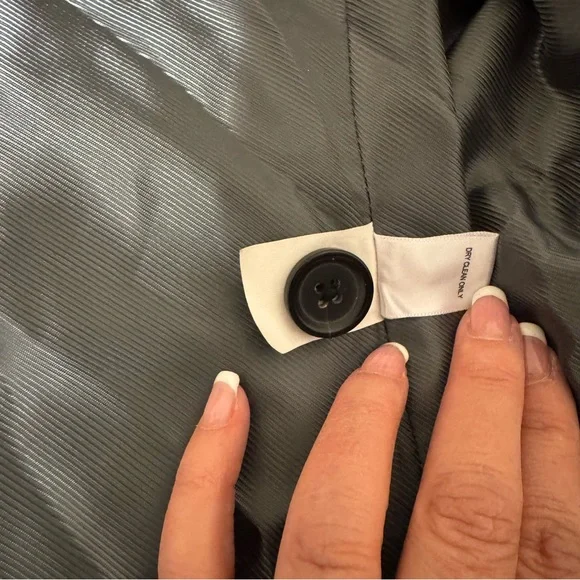 Banana Republic Crushed Velvet Black Blazer Tailored Fit Professional - Picture 9 of 10